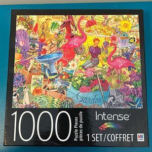 MB Jigsaw Puzzle 1000 Piece Intense Set [ Garden Collage II